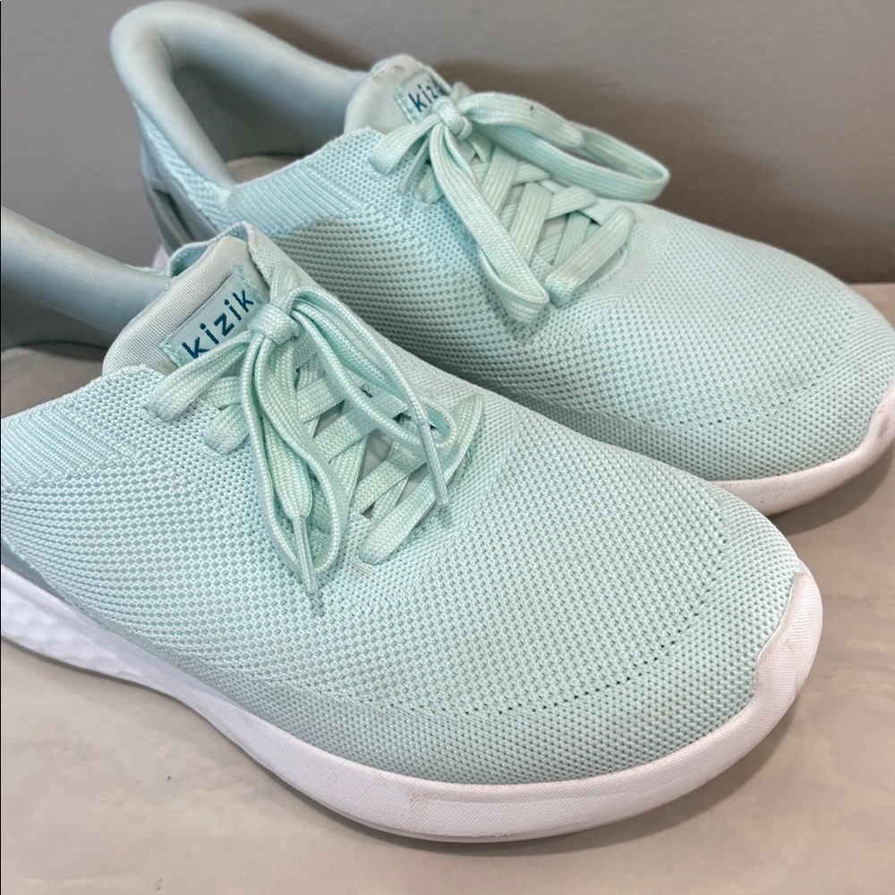 Kizik Athens Handsfree Slip On Women's Athletic  Mint Sneakers Size 8 Wide - Picture 6 of 12